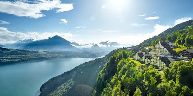 Vue panoramique au Beatenberg